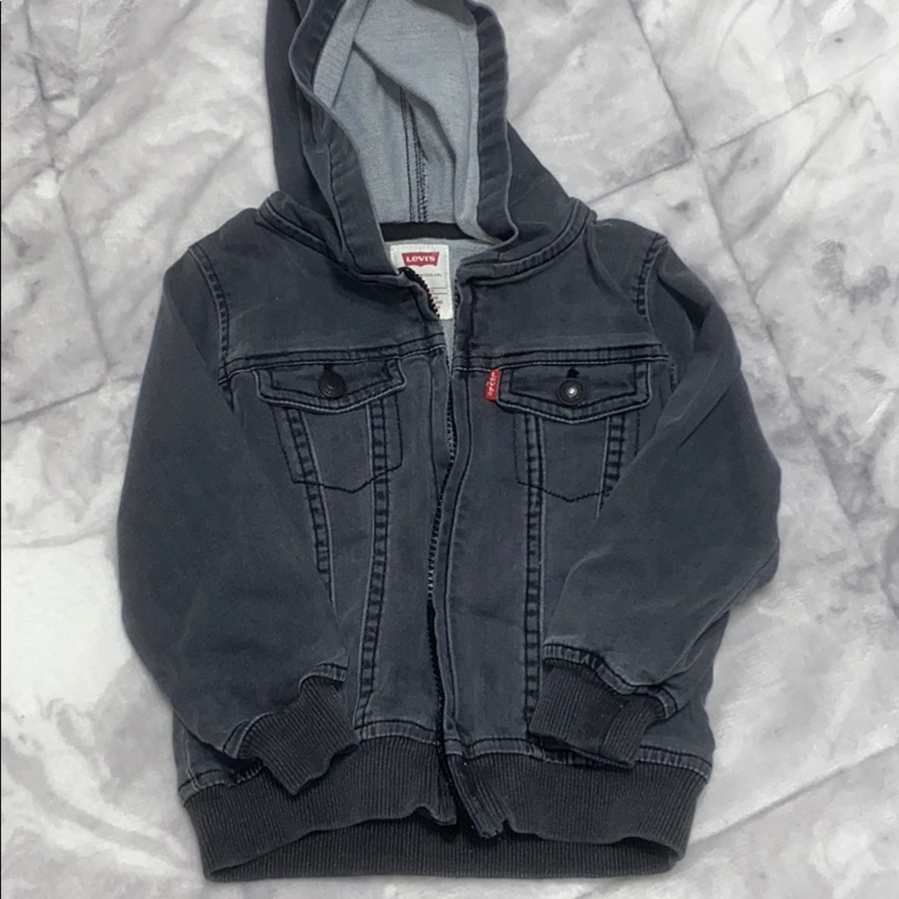Gently used Levis jean jacket for toddler